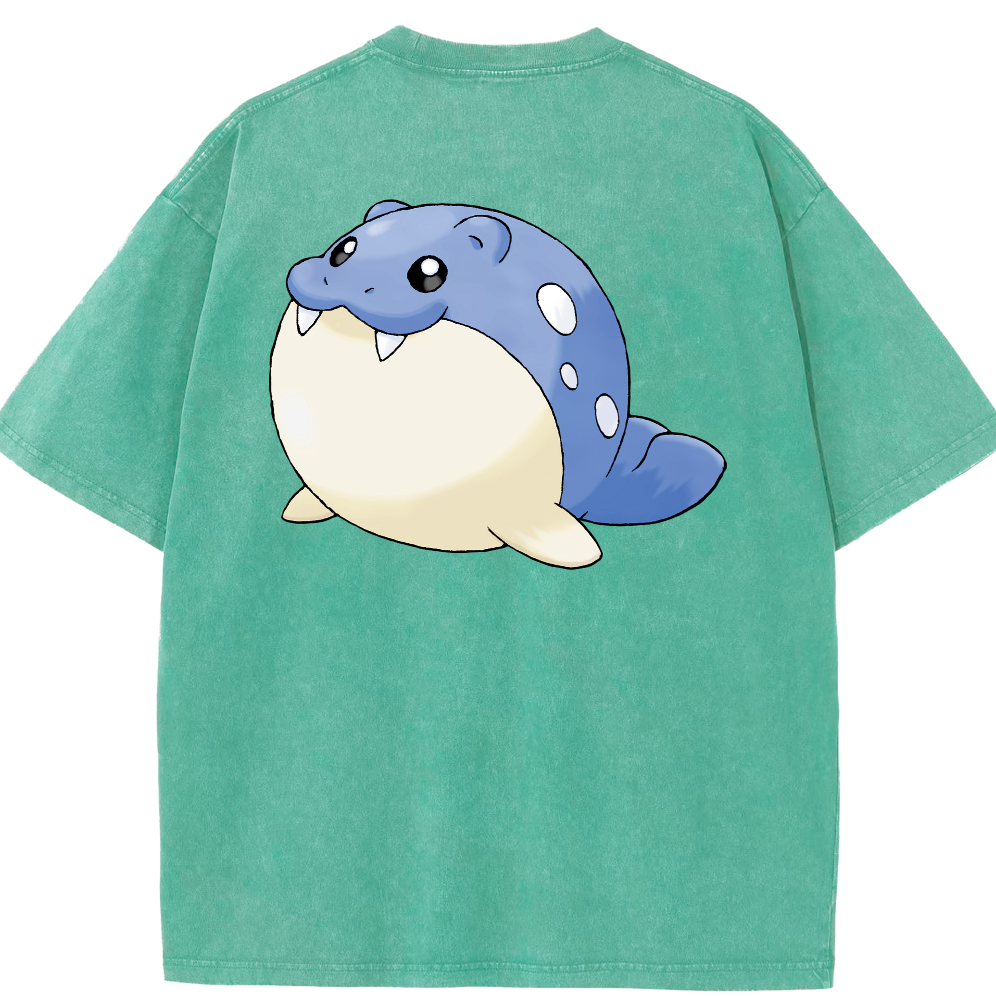 （画像用） ポケットモンスター Pokémon 綿100% ヴィンテージ風 半袖Tシャツ（背面プリント）